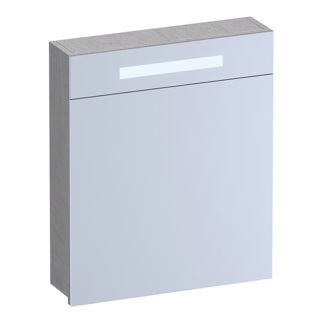 BRAUER Promise spiegelkast 60 met verlichting 1 linksdraaiende spiegeldeur Forest Seashell SK-PR60LFS