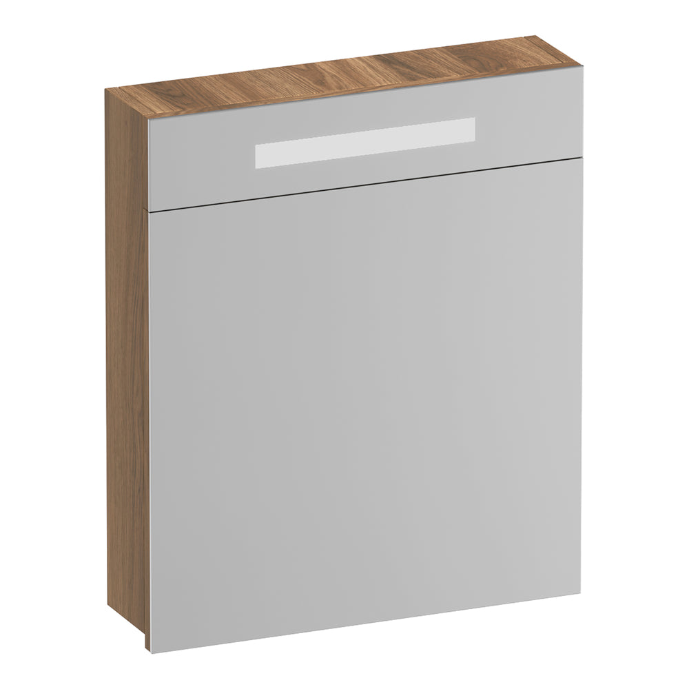 BRAUER Promise spiegelkast 60 met verlichting 1 linksdraaiende spiegeldeur Honey SK-PR60LHO