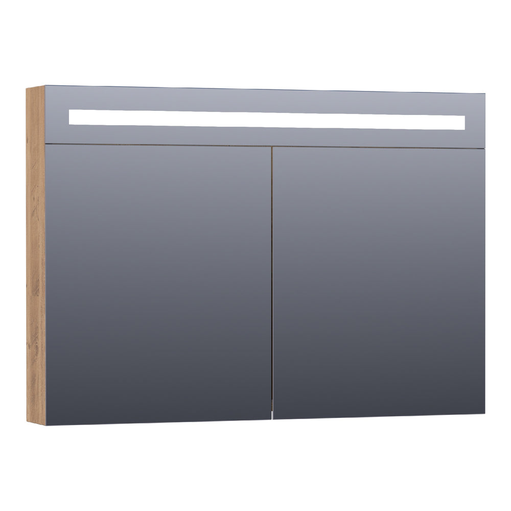BRAUER Promise Deluxe spiegelkast 100 met directe verlichting 2 dubbelzijdige spiegeldeuren Chateau SK-PRD100CH