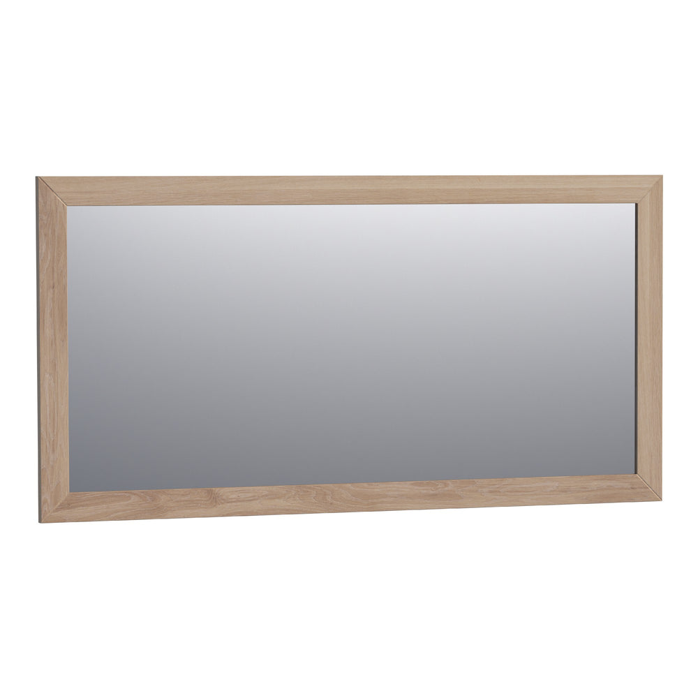 BRAUER Citrine spiegel 140 rechthoekig lamellen eiken naturel frame SP-CI140RHLEN