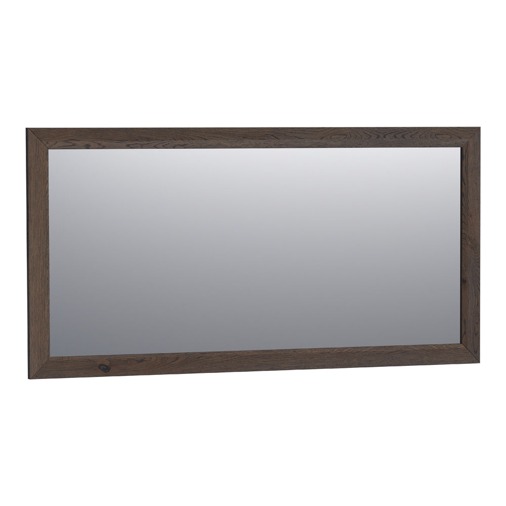 BRAUER Citrine spiegel 140 rechthoekig lamellen eiken zwart frame SP-CI140RHLEZ