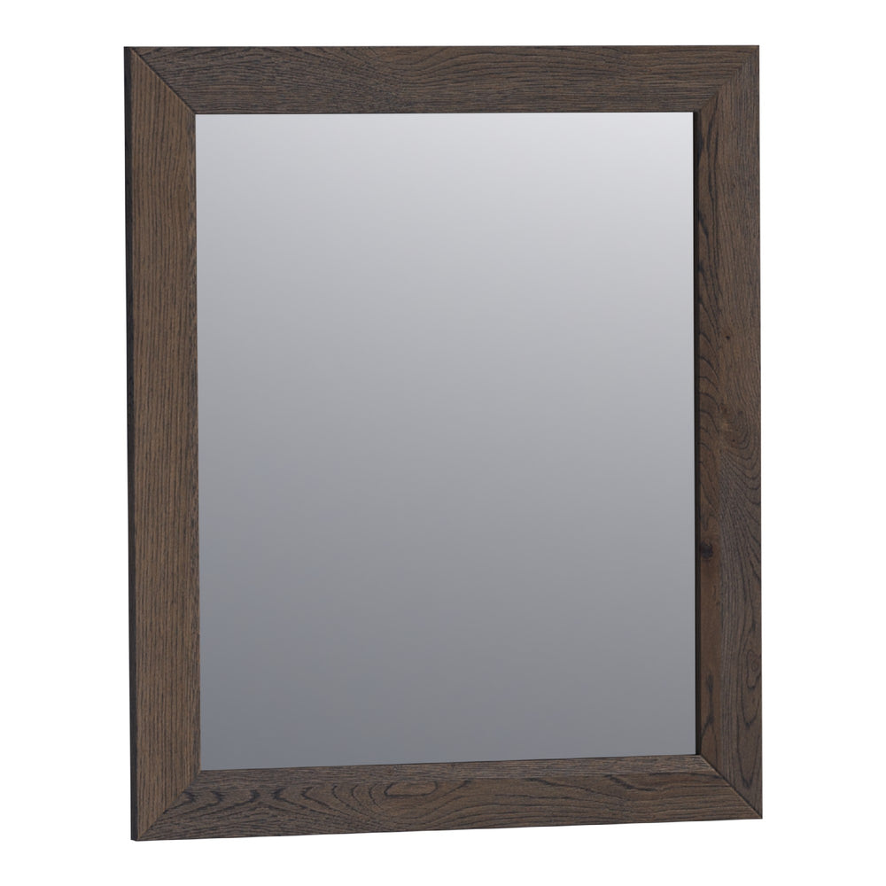 BRAUER Citrine spiegel 60 rechthoekig lamellen eiken zwart frame SP-CI60RHLEZ