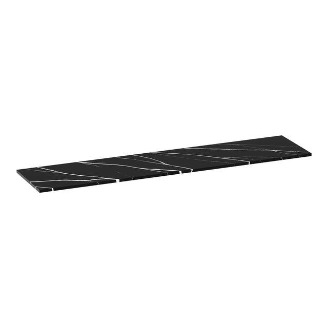 BRAUER Mirage topblad 200 marmerlook Nero Marquina TB-MR200NM