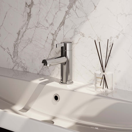 BRAUER Chrome Edition lage opbouw wastafelmengkraan model E chroom
