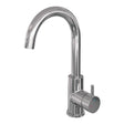 BRAUER Chrome Edition hoge opbouw wastafelmengkraan met draaibare ronde uitloop model B chroom