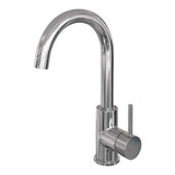 BRAUER Chrome Carving hoge opbouw wastafelmengkraan met draaibare ronde uitloop model A chroom 5-CE-003-R4