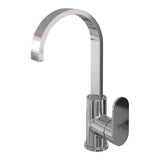 BRAUER Chrome Edition hoge opbouw wastafelmengkraan met draaibare platte uitloop model C chroom