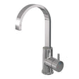 BRAUER Chrome Edition hoge opbouw wastafelmengkraan met draaibare platte uitloop model B chroom