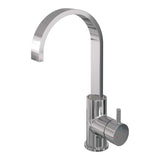 BRAUER Chrome Edition hoge opbouw wastafelmengkraan met draaibare platte uitloop model B chroom