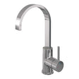 BRAUER Chrome Edition hoge opbouw wastafelmengkraan met draaibare platte uitloop model A chroom