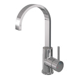 BRAUER Chrome Edition hoge opbouw wastafelmengkraan met draaibare platte uitloop model A chroom