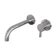 BRAUER Chrome Edition inbouw wastafelmengkraan met gebogen uitloop en rozetten model E1 chroom