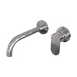 BRAUER Chrome Edition inbouw wastafelmengkraan met gebogen uitloop en rozetten model C1 chroom
