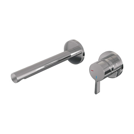 BRAUER Chrome Edition inbouw wastafelmengkraan met rechte uitloop en rozetten model E1 chroom