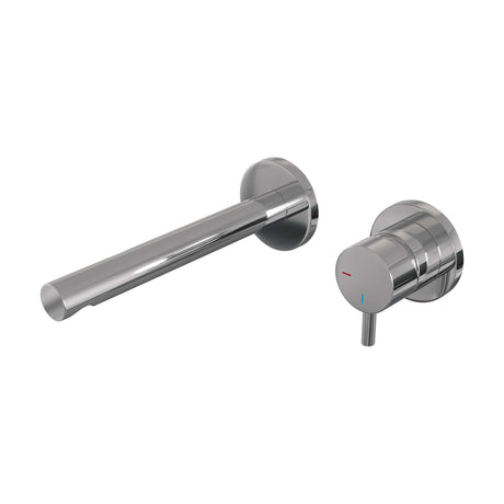 BRAUER Chrome Edition inbouw wastafelmengkraan met rechte uitloop en rozetten model B1 chroom