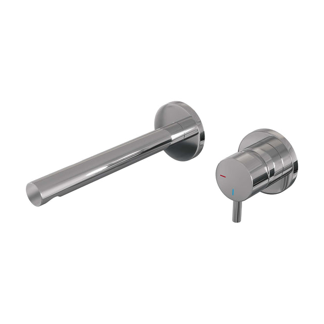 BRAUER Chrome Edition inbouw wastafelmengkraan met rechte uitloop en rozetten model B1 chroom