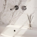 BRAUER Chrome Edition inbouw wastafelmengkraan met rechte uitloop en rozetten model B1 chroom