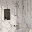 BRAUER Chrome Edition opbouw baddouche thermostaatkraan SET 01 met glijstang en staaf handdouche en doucheslang chroom