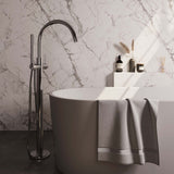 BRAUER Chrome Edition vrijstaande badmengkraan SET 01 met staaf handdouche en doucheslang chroom