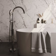 BRAUER Chrome Edition vrijstaande badmengkraan SET 02 met 3-standen handdouche en doucheslang chroom