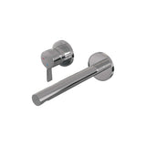 BRAUER Chrome Edition inbouw wastafelmengkraan met rechte uitloop en rozetten model E2 chroom