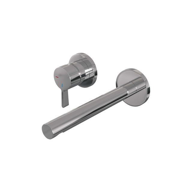 BRAUER Chrome Edition inbouw wastafelmengkraan met rechte uitloop en rozetten model E2 chroom