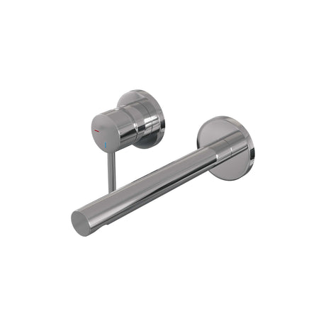 BRAUER Chrome Edition inbouw wastafelmengkraan met rechte uitloop en rozetten model A2 chroom