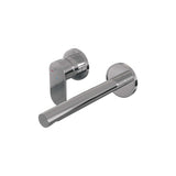 BRAUER Chrome Edition inbouw wastafelmengkraan met rechte uitloop en rozetten model C2 chroom