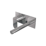 BRAUER Chrome Edition inbouw wastafelmengkraan met rechte uitloop en afdekplaat model C2 chroom