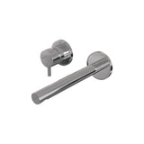 BRAUER Chrome Edition inbouw wastafelmengkraan met rechte uitloop en rozetten model B2 chroom
