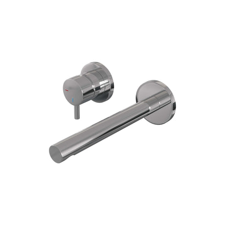 BRAUER Chrome Edition inbouw wastafelmengkraan met rechte uitloop en rozetten model B2 chroom