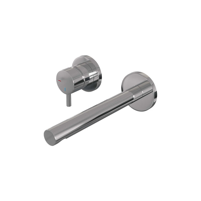 BRAUER Chrome Edition inbouw wastafelmengkraan met rechte uitloop en rozetten model B2 chroom