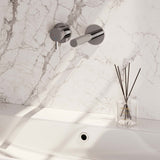 BRAUER Chrome Edition inbouw wastafelmengkraan met rechte uitloop en rozetten model B2 chroom