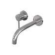 BRAUER Chrome Edition inbouw wastafelmengkraan met gebogen uitloop en rozetten model A2 chroom