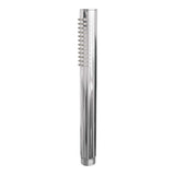 BRAUER Chrome Carving thermostatische inbouw badkraan SET 01 met badvulcombinatie en staaf handdouche en doucheslang en wandaansluitbocht chroom