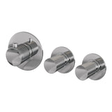 BRAUER Chrome Carving thermostatische inbouw badkraan SET 02 met badvulcombinatie en 3-standen handdouche en doucheslang en wandaansluitbocht chroom