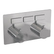 BRAUER Chrome Edition 3-weg inbouwthermostaat met drukknoppen met in- en afbouwdelen chroom