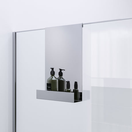 BRAUER Doucherek hangend met glasklem chroom 5-CE-228