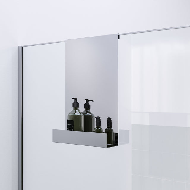 BRAUER Doucherek hangend met glasklem chroom 5-CE-228
