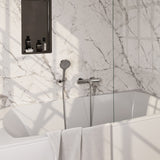 BRAUER Chrome Edition opbouw baddouche thermostaatkraan SET 04 met wandhouder en 3-standen handdouche en doucheslang chroom