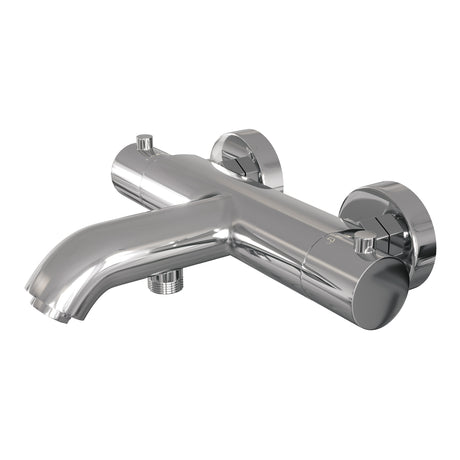 BRAUER Chrome Edition opbouw baddouche thermostaatkraan SET 04 met wandhouder en 3-standen handdouche en doucheslang chroom