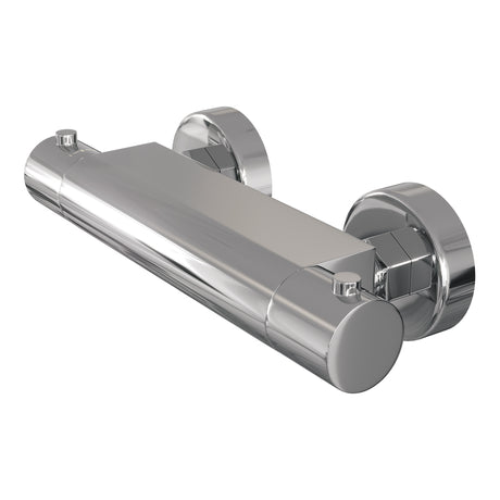 BRAUER Chrome Edition opbouw douche thermostaatkraan SET 02 met glijstang en 3-standen handdouche en doucheslang chroom 5-CE-236