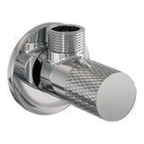 BRAUER Chrome Carving hoekstopkraan compleet met slang chroom 5-CE-317