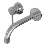 BRAUER Stripe inbouw wastafelmengkraan met gebogen uitloop en rozetten model A2 chroom 5-CE-332