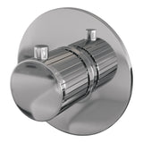 BRAUER Stripe losse inbouwthermostaat met in- en afbouwdelen chroom 5-CE-351