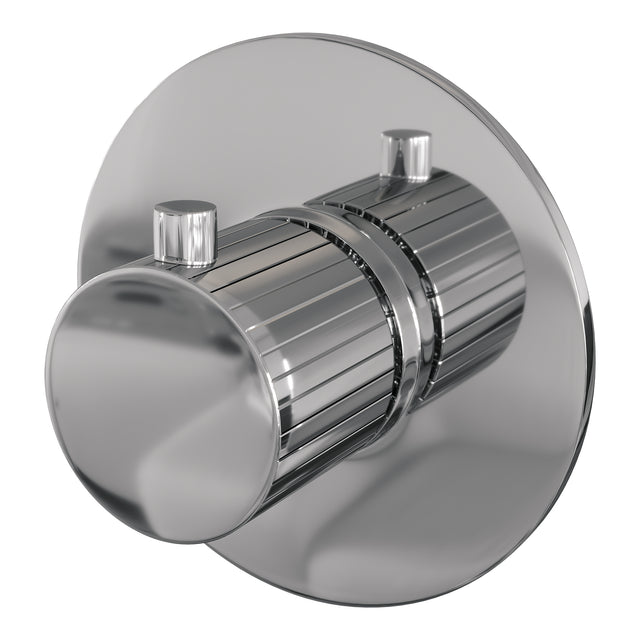 BRAUER Stripe losse inbouwthermostaat met in- en afbouwdelen chroom 5-CE-351