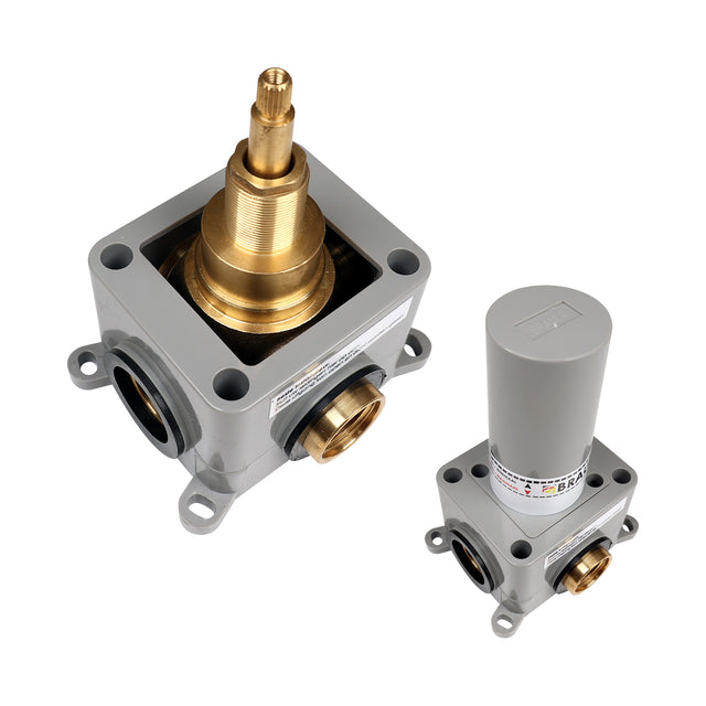 BRAUER Stripe losse inbouw stopkraan met in- en afbouwdelen chroom 5-CE-352