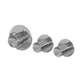 BRAUER Stripe thermostatische inbouw badkraan SET 02 met badvulcombinatie en 3-standen handdouche en doucheslang en wandaansluitbocht chroom 5-CE-360