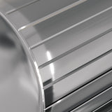 BRAUER Stripe thermostatische inbouw regendouche SET 11 met 25 cm douchekop en gebogen muurarm en 3-standen handdouche en doucheslang en geïntegreerde glijstang chroom 5-CE-385