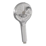 BRAUER Stripe thermostatische inbouw regendouche SET 11 met 25 cm douchekop en gebogen muurarm en 3-standen handdouche en doucheslang en geïntegreerde glijstang chroom 5-CE-385